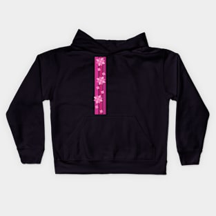 Pink Flowers Kids Hoodie